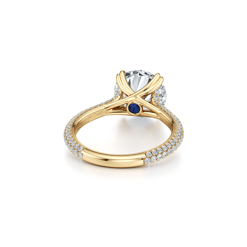 Elle Solitaire Lab Diamond Engagement Ring image 8