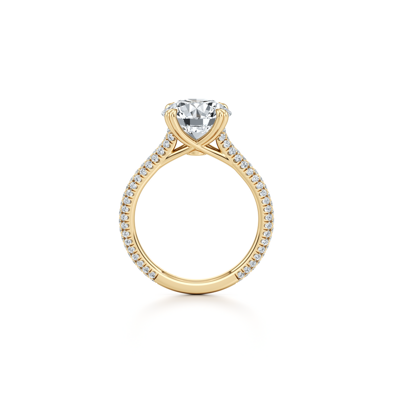 Elle Solitaire Lab Diamond Engagement Ring image 9
