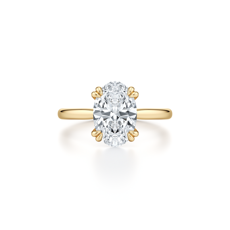 Chelsea JD Signature Double Prong Lab Diamond Engagement Ring image 1