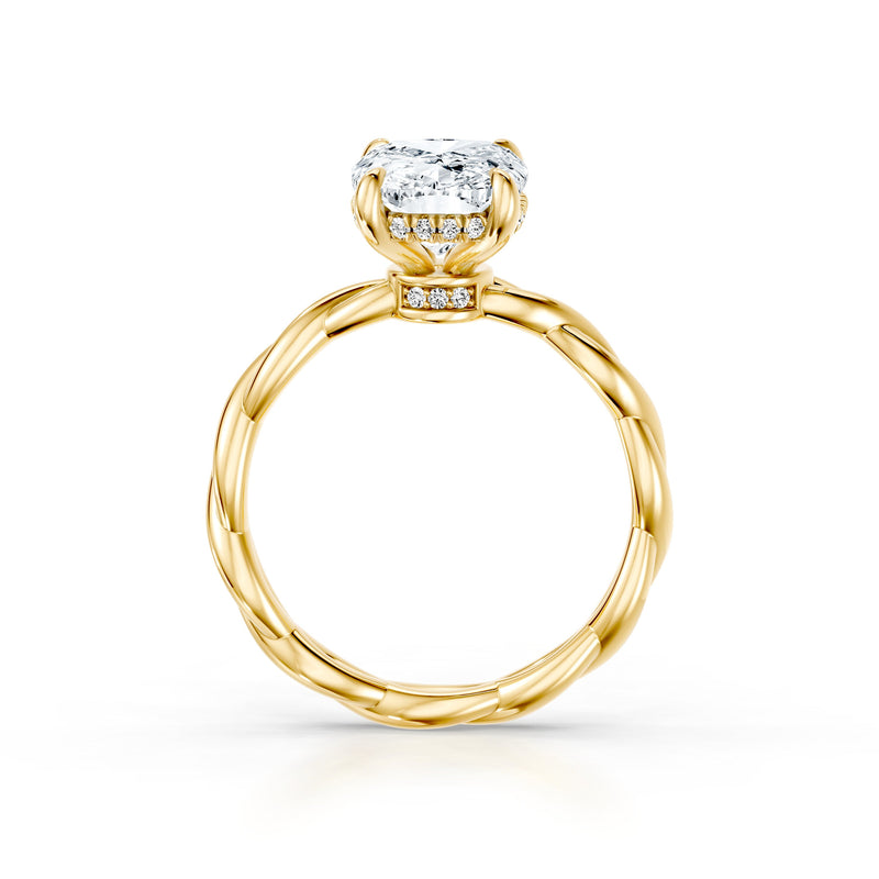 Ivy Heritage Solitaire Lab Diamond Engagement Ring image 109