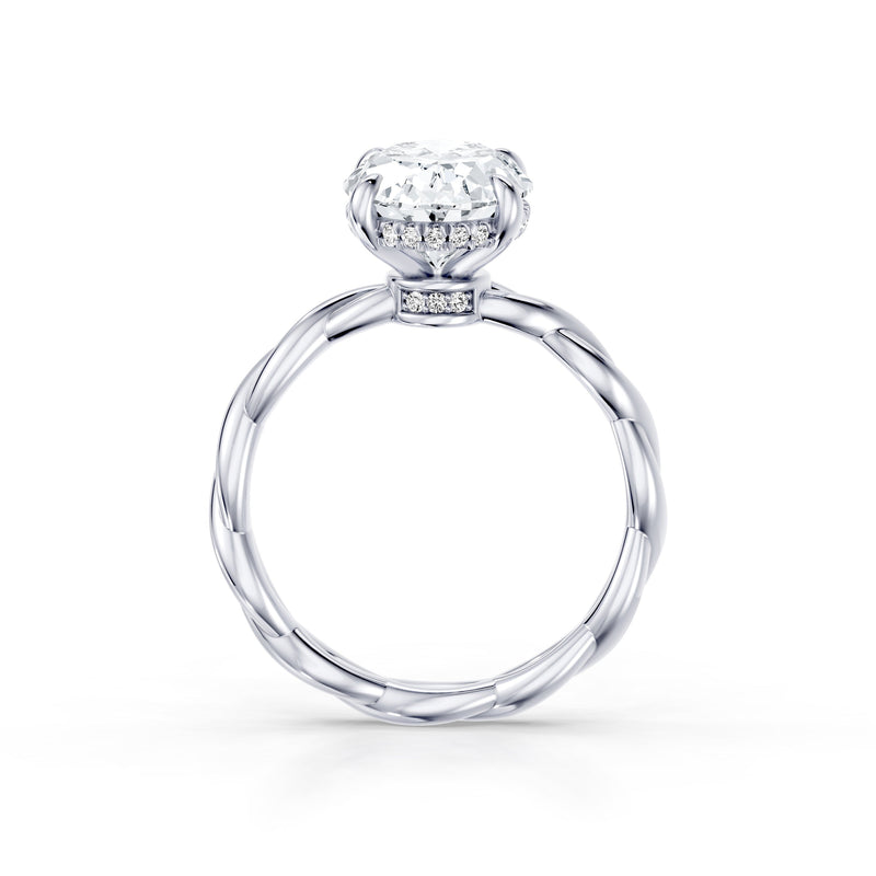 Ivy Heritage Solitaire Lab Diamond Engagement Ring image 24