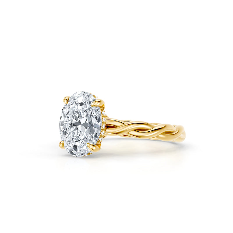 Ivy Heritage Solitaire Lab Diamond Engagement Ring image 27