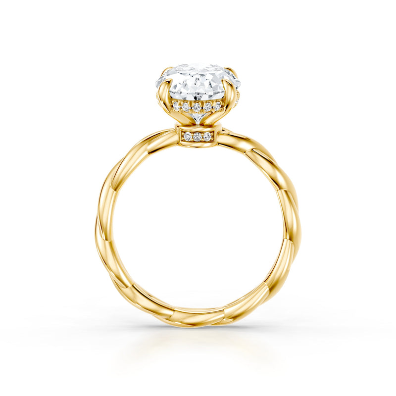 Ivy Heritage Solitaire Lab Diamond Engagement Ring image 29
