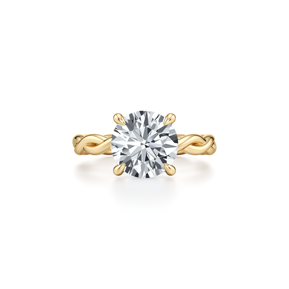 Ivy Heritage Solitaire Lab Diamond Engagement Ring image 1