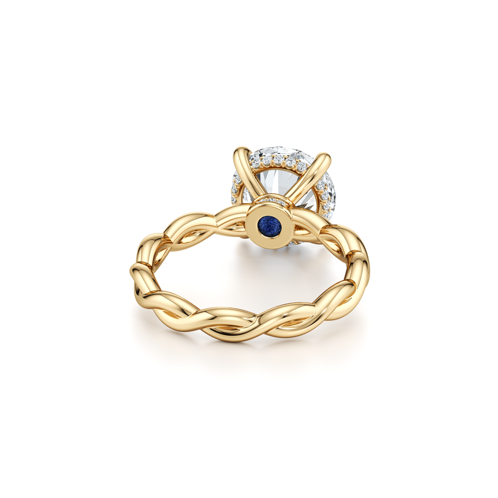 Ivy Heritage Solitaire Lab Diamond Engagement Ring image 3