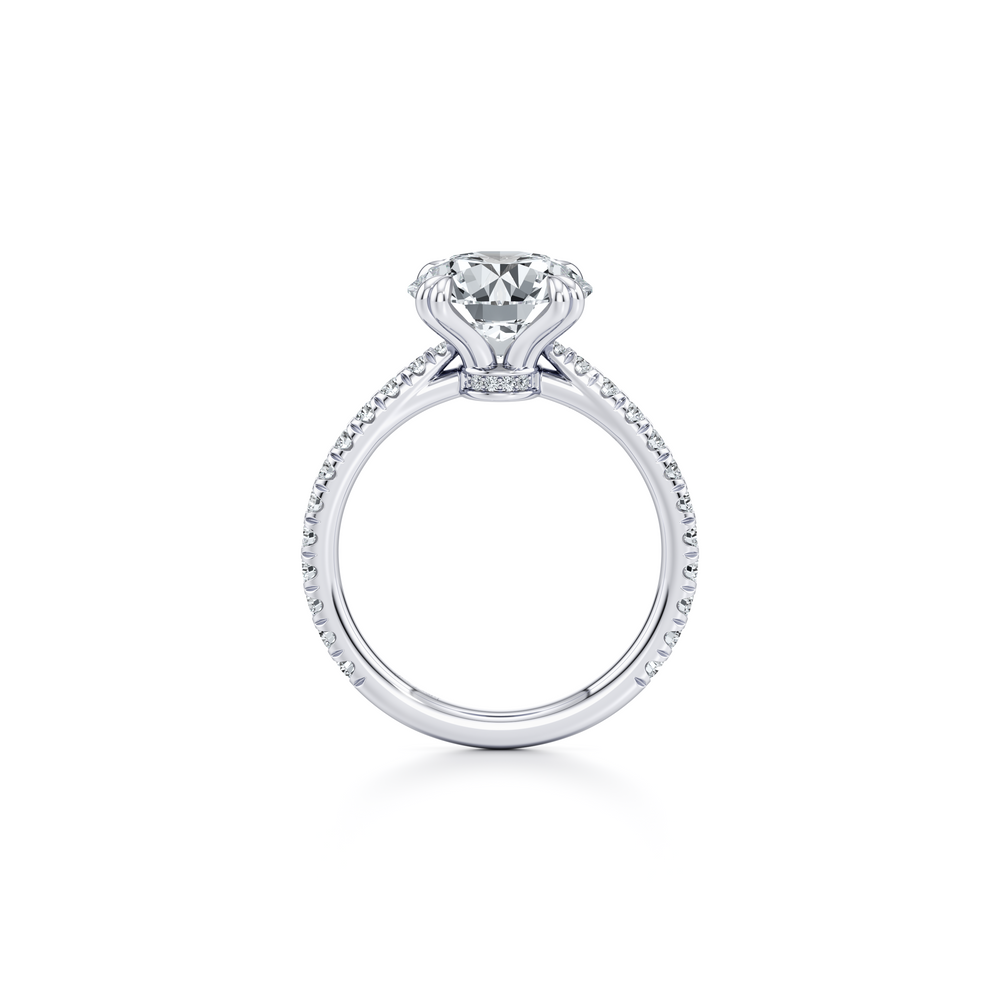 Chelsea JD Signature Round Cut Lab Diamond Engagement Ring image 4