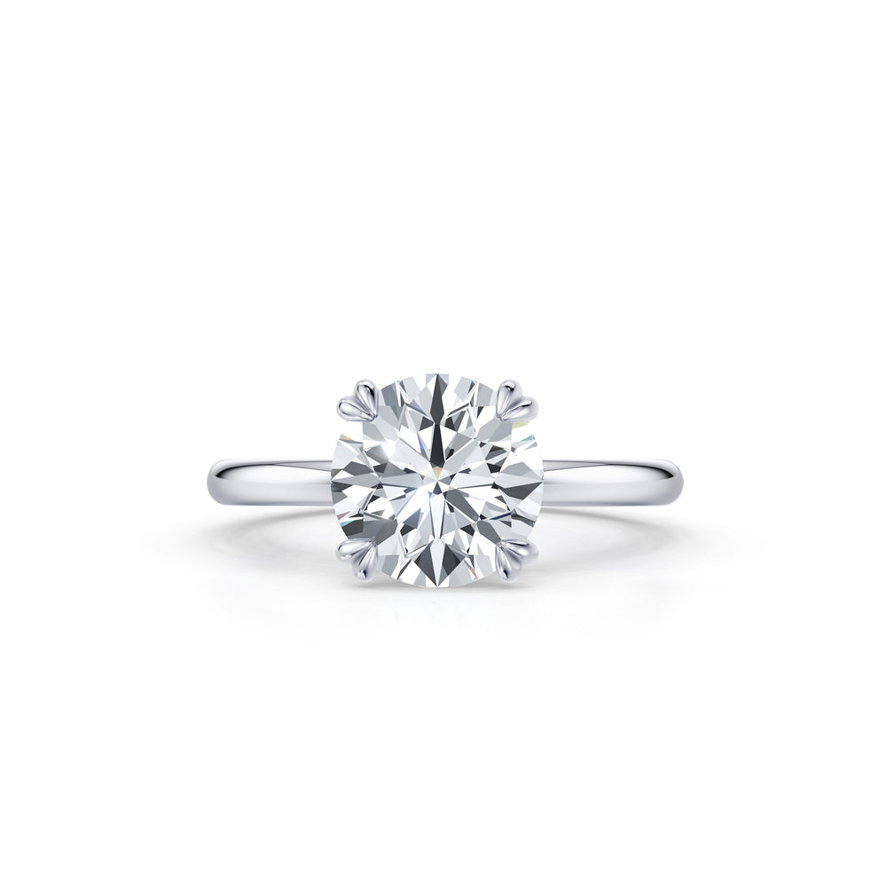 Audrey Round Cut JD Signature Lab Diamond Engagement Ring image 1