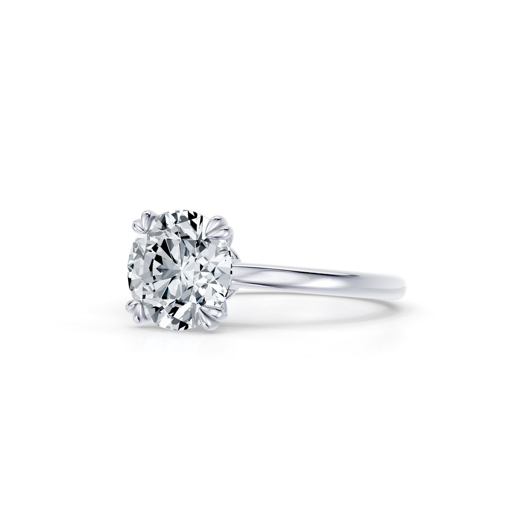 Audrey JD Signature Round Cut Lab Diamond Engagement Ring image 2