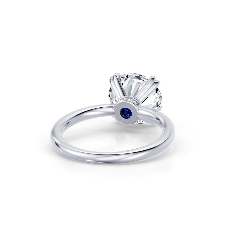 Audrey JD Signature Round Cut Lab Diamond Engagement Ring image 3