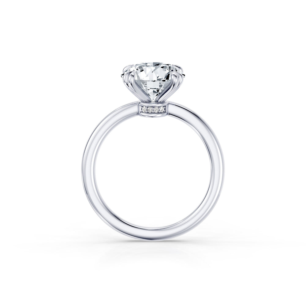 Audrey Round Cut JD Signature Lab Diamond Engagement Ring image 4