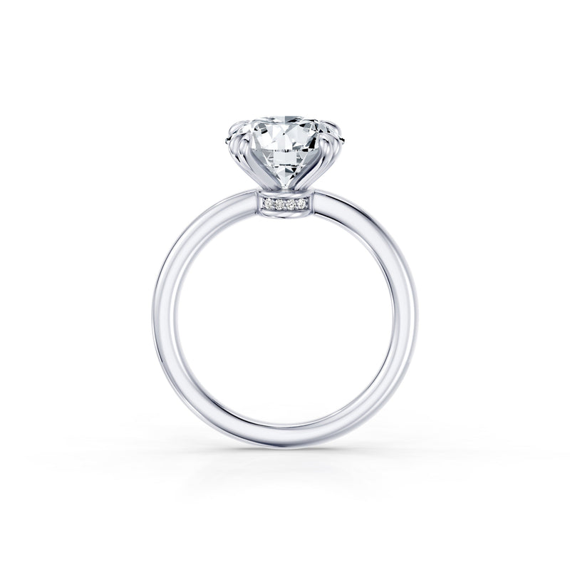 Audrey Round Cut JD Signature Lab Diamond Engagement Ring image 4