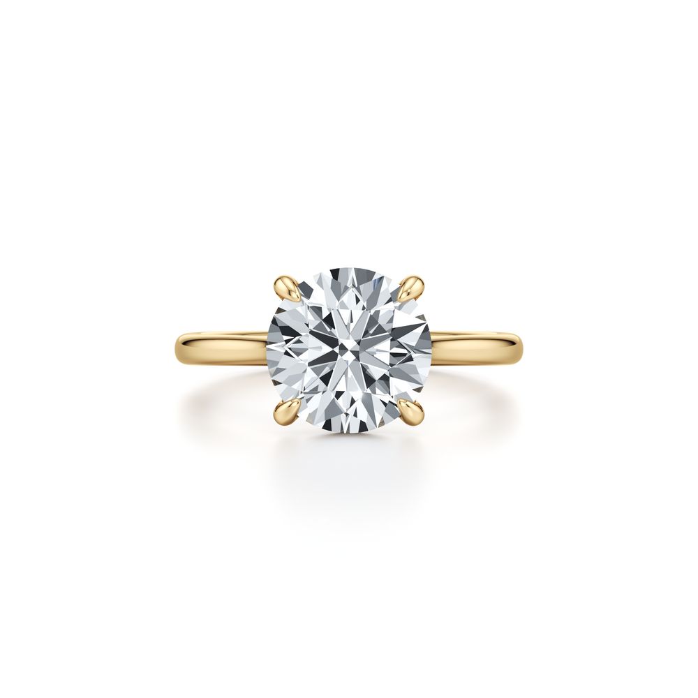 Chelsea Essential Round Solitaire Lab Diamond Engagement Ring image 1