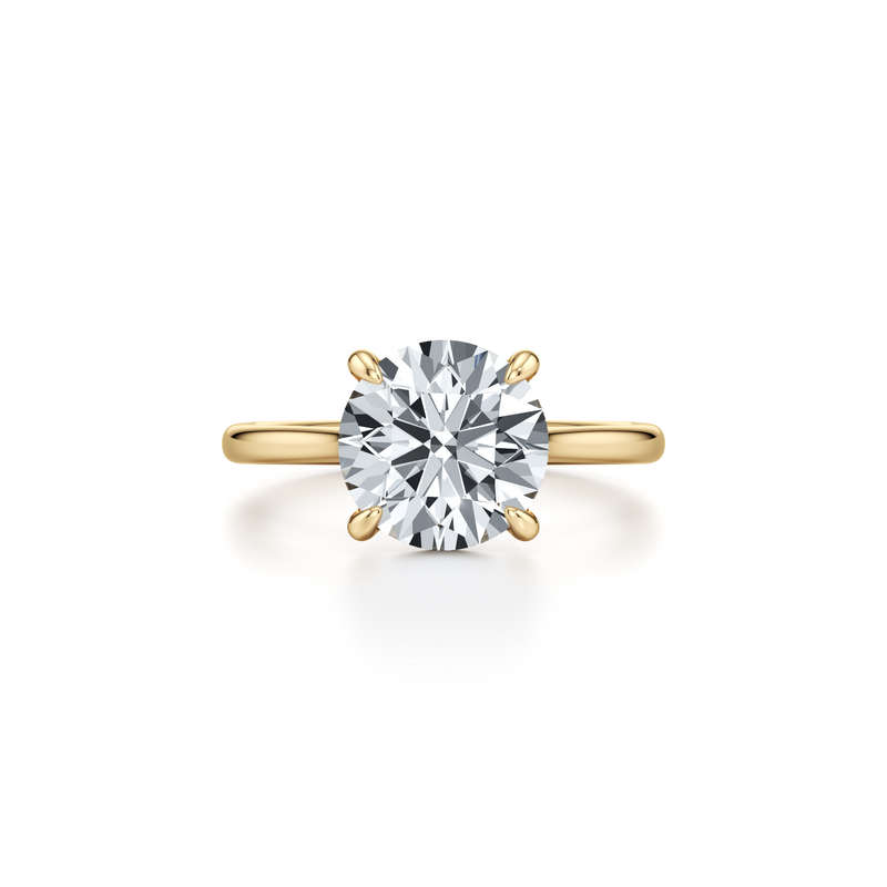 Chelsea Essential Round Solitaire Lab Diamond Engagement Ring image 1