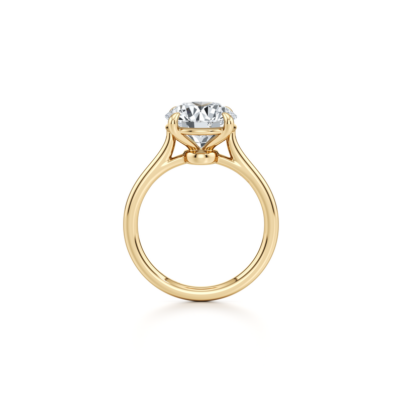 Chelsea Essential Round Solitaire Lab Diamond Engagement Ring image 4