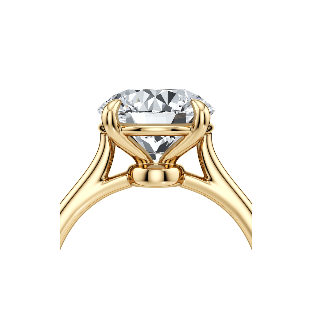 Chelsea Essential Round Solitaire Lab Diamond Engagement Ring image 5