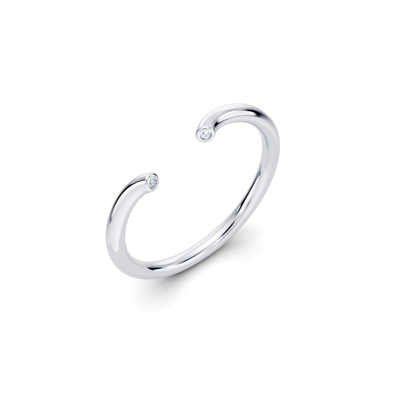 Délié Jane Lab Diamond Wedding Band image 1