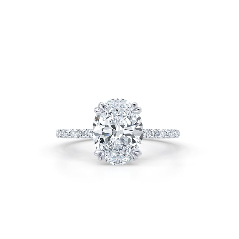 Audrey JD Signature Double Prong Lab Diamond Engagement Ring image 25