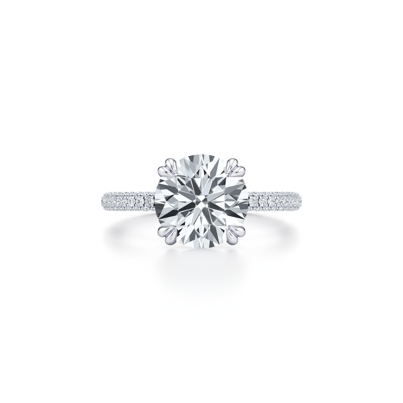 Audrey JD Signature Double Prong Lab Diamond Engagement Ring image 1