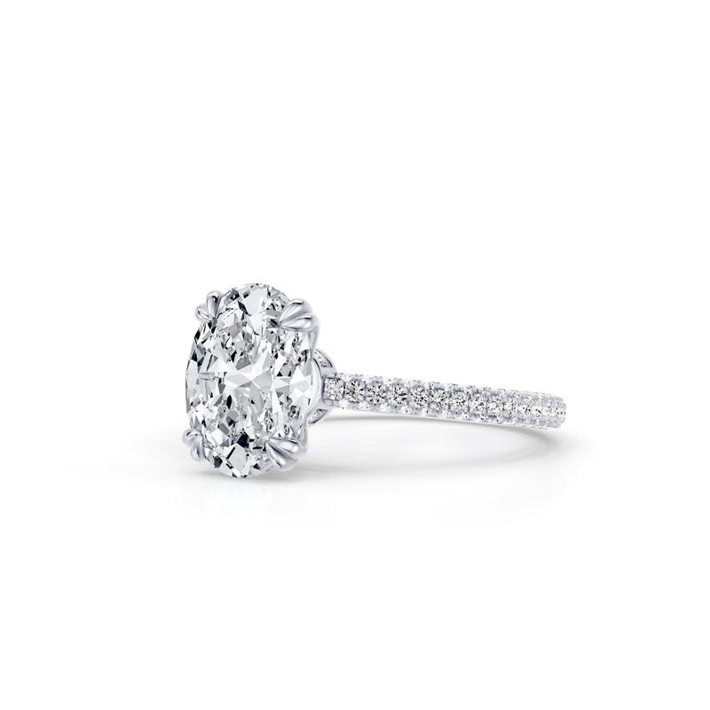 Audrey JD Signature Double Prong Lab Diamond Engagement Ring image 32