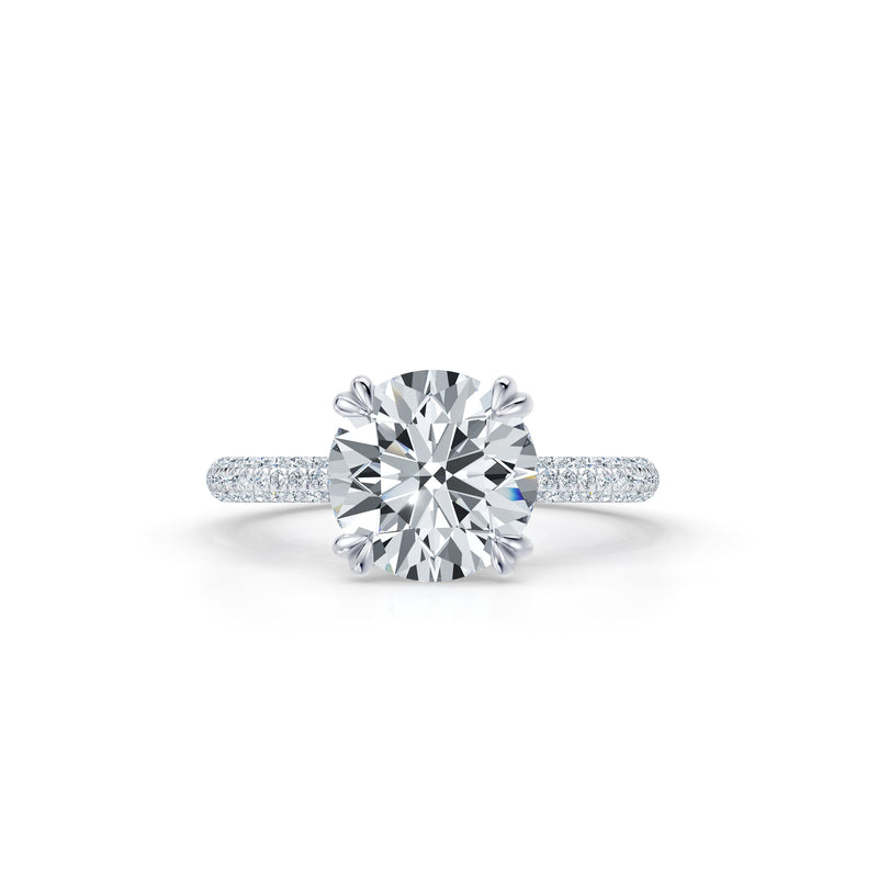 Audrey JD Signature Double Prong Lab Diamond Engagement Ring image 1