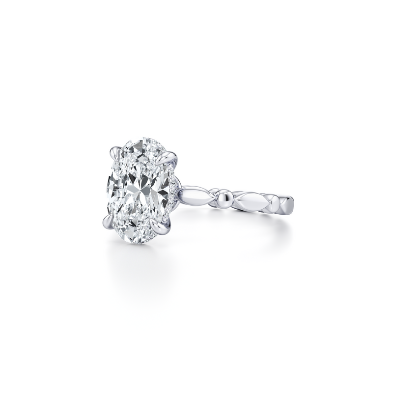 Vivienne Heritage Solitaire Lab Diamond Engagement Ring image 22