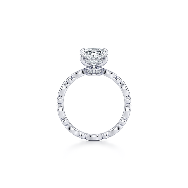 Vivienne Heritage Solitaire Lab Diamond Engagement Ring image 24