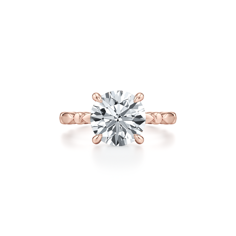Vivienne Heritage Solitaire Lab Diamond Engagement Ring image 11