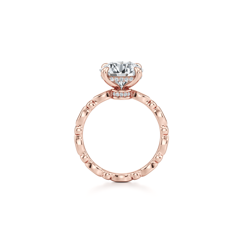 Vivienne Heritage Solitaire Lab Diamond Engagement Ring image 14