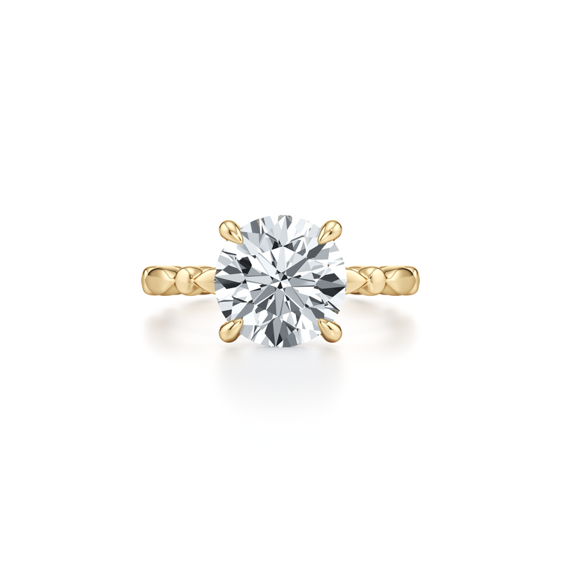 Vivienne Heritage Solitaire Lab Diamond Engagement Ring image 6