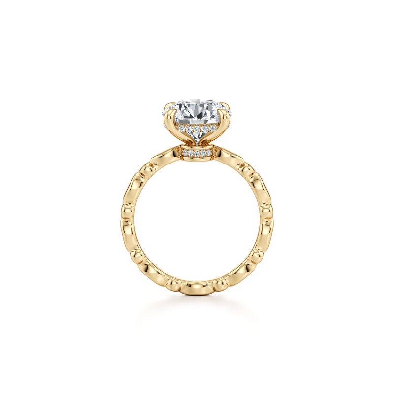 Vivienne Heritage Solitaire Lab Diamond Engagement Ring image 9