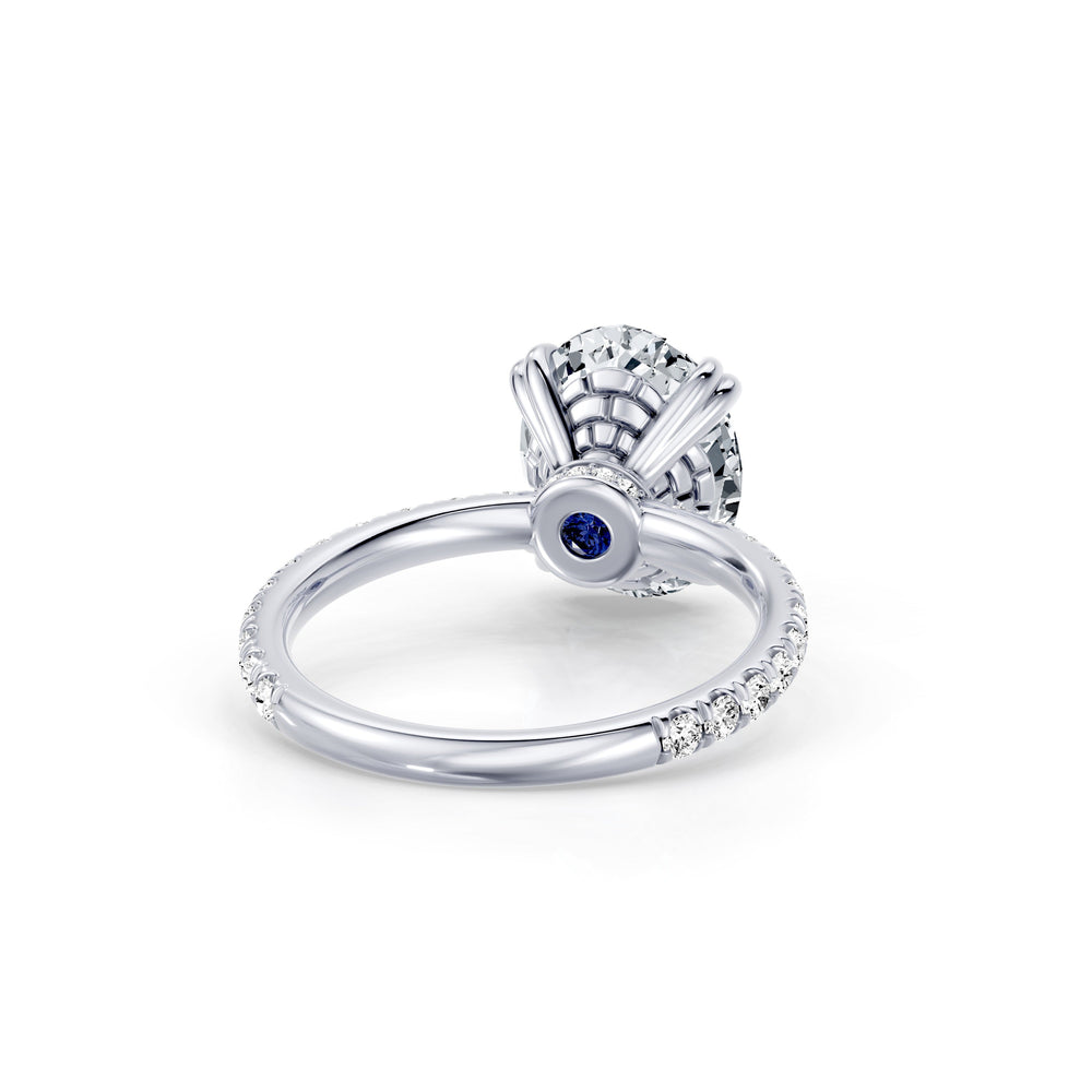 Soho Oval Cut Solitaire Lab Diamond Engagement Ring image 3