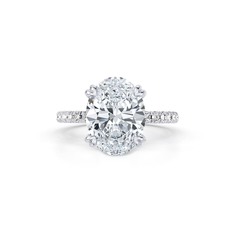 Soho Oval Cut Solitaire Lab Diamond Engagement Ring image 1