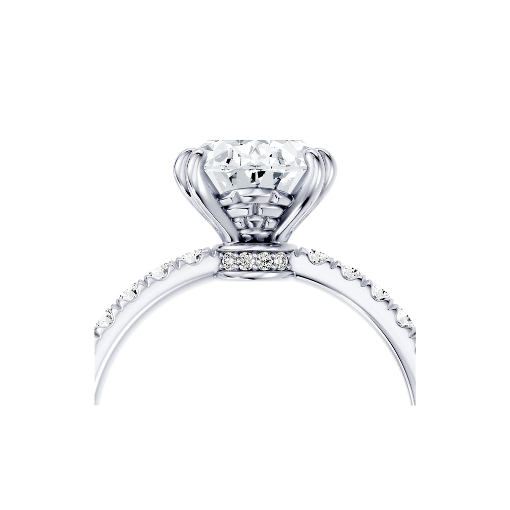 Soho Oval Cut Solitaire Lab Diamond Engagement Ring image 5