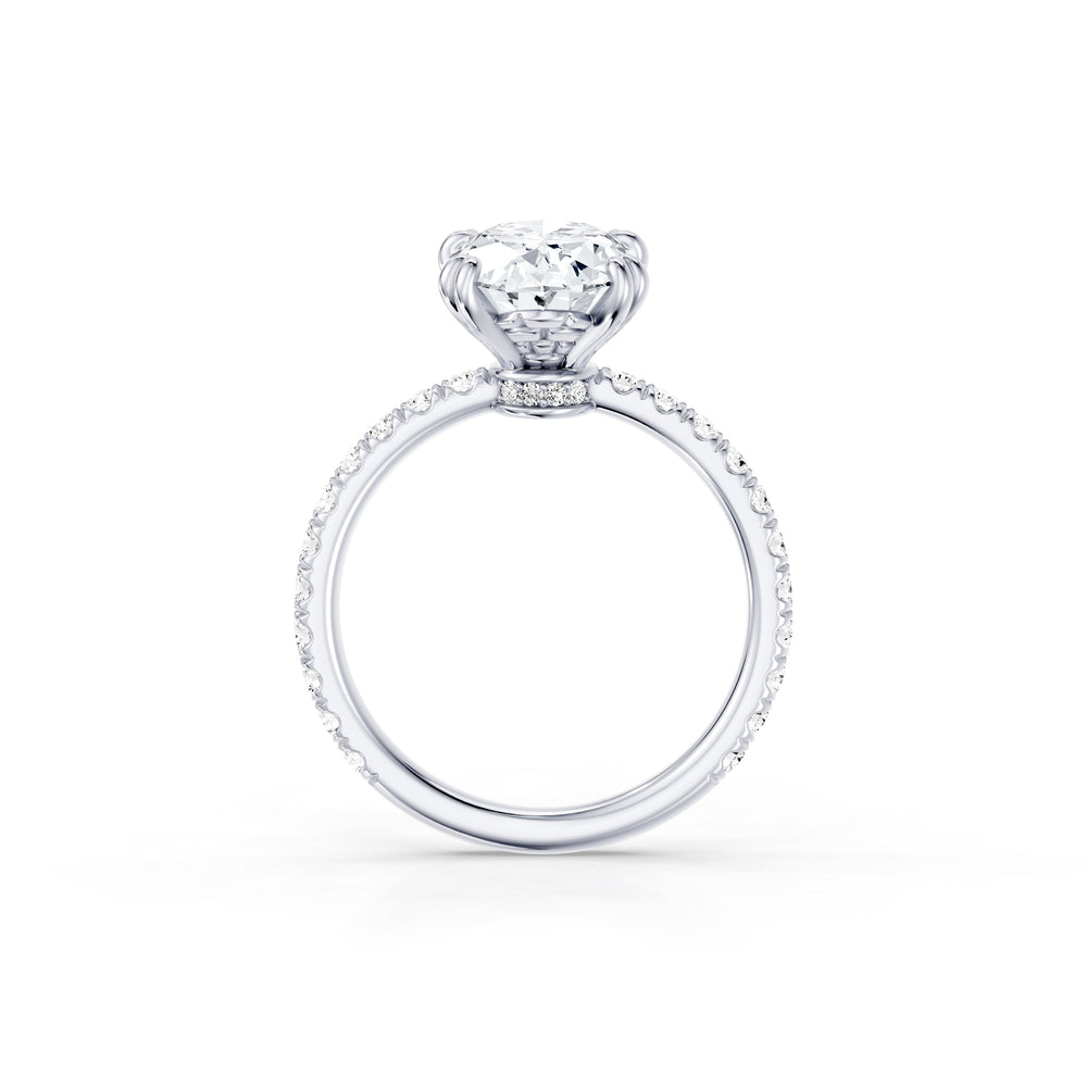 Soho Oval Cut Solitaire Lab Diamond Engagement Ring image 4