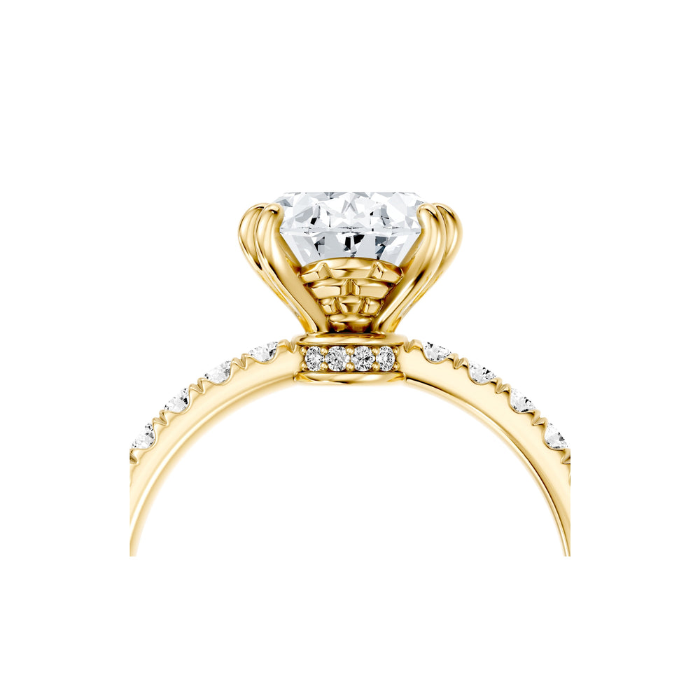 Soho Oval Cut Solitaire Lab Diamond Engagement Ring image 5