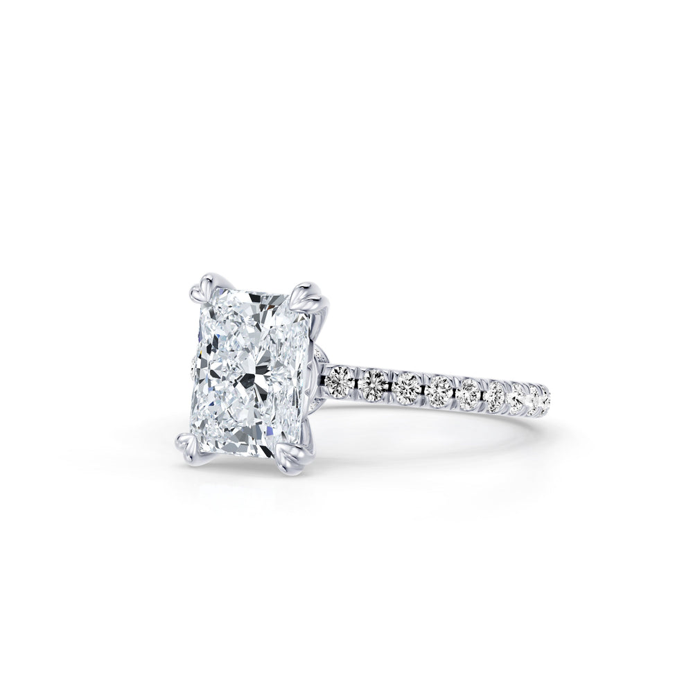 Soho Radiant Cut Solitaire Lab Diamond Engagement Ring image 2