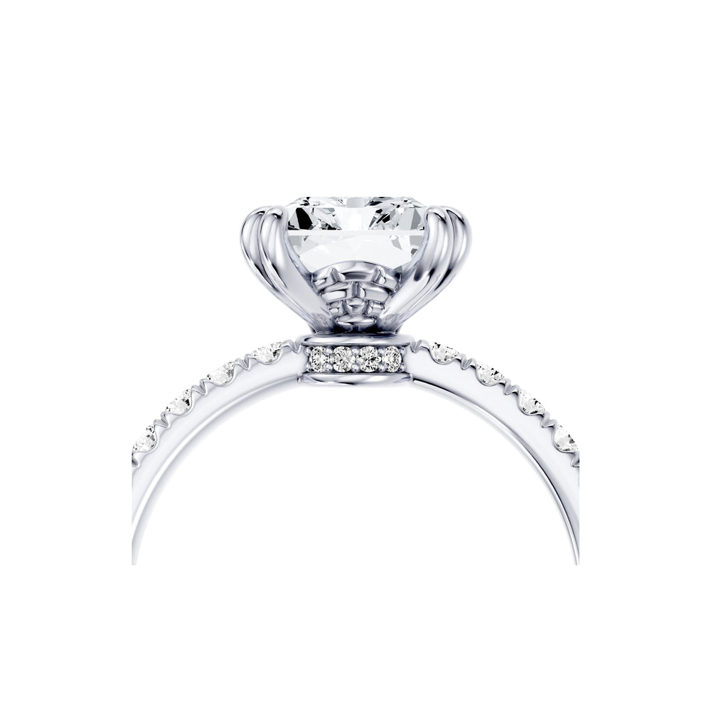 Soho Radiant Cut Solitaire Lab Diamond Engagement Ring image 5