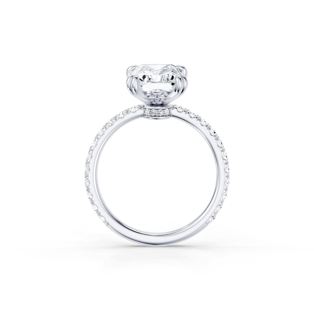 Soho Radiant Cut Solitaire Lab Diamond Engagement Ring image 4
