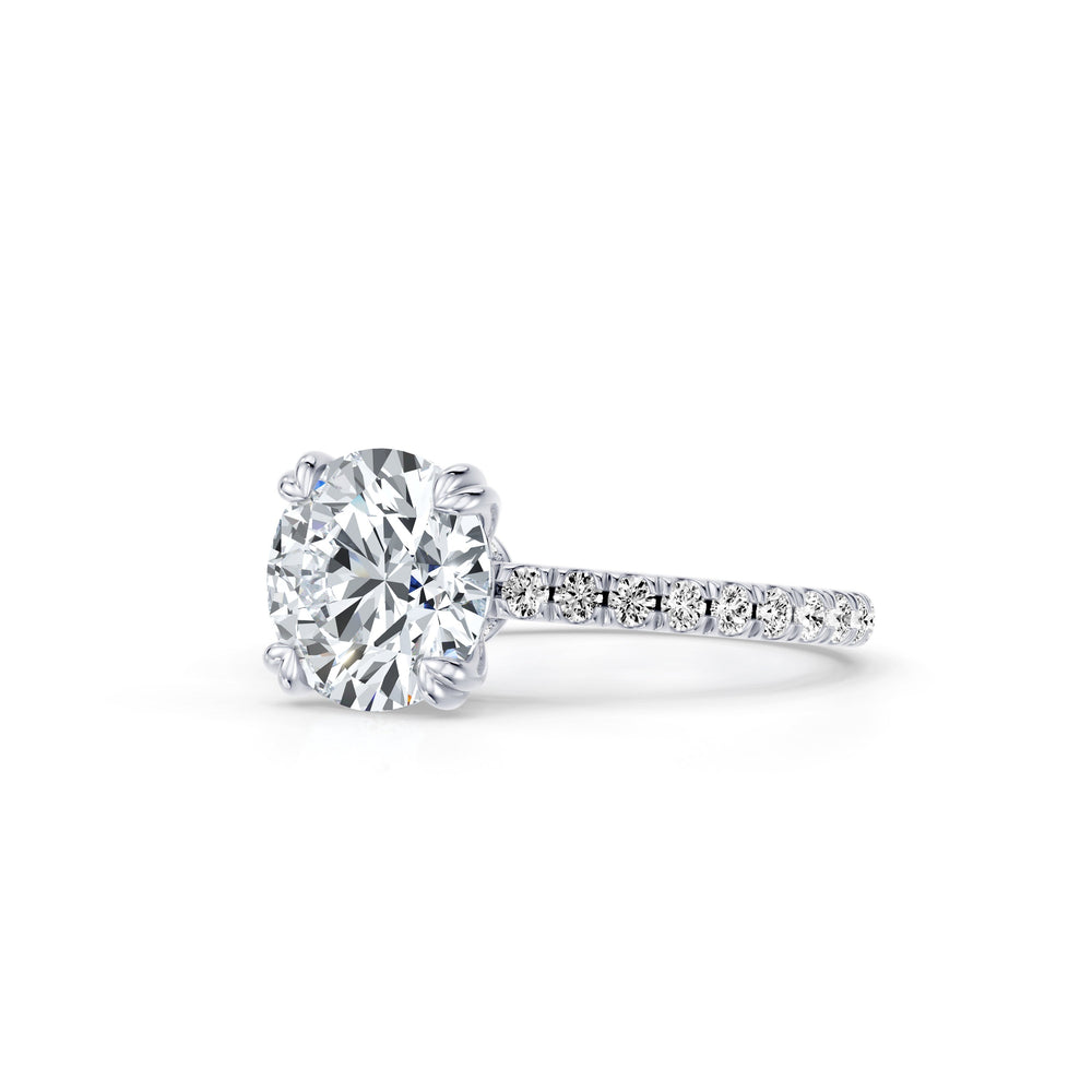 Soho Round Cut Solitaire Lab Diamond Engagement Ring image 2