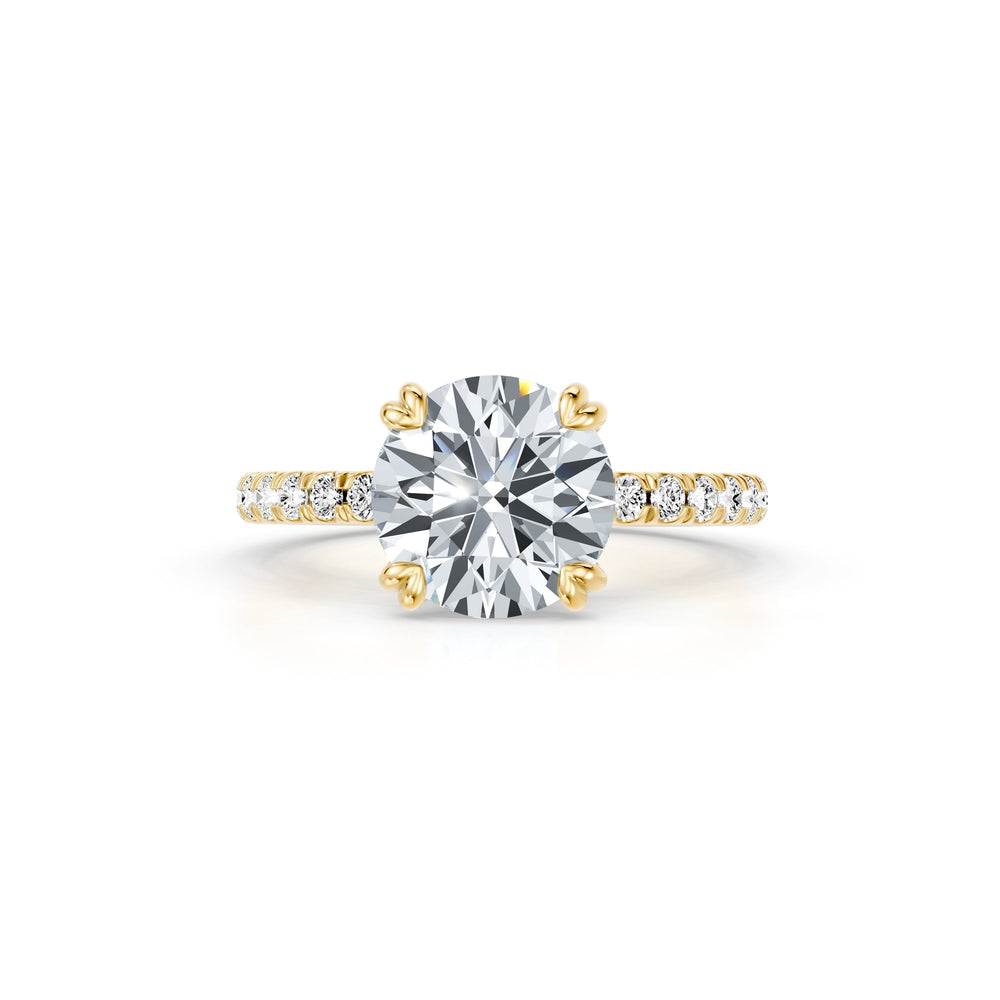 Soho Round Cut Solitaire Lab Diamond Engagement Ring image 1