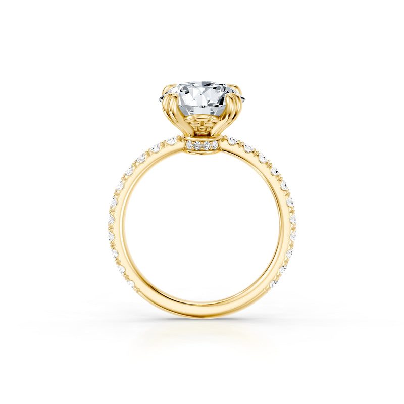 Soho Round Cut Solitaire Lab Diamond Engagement Ring image 4