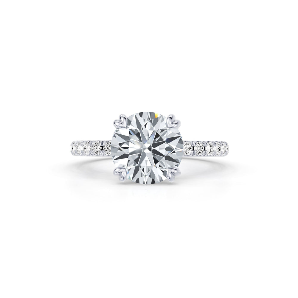 Soho Round Cut Solitaire Lab Diamond Engagement Ring image 1