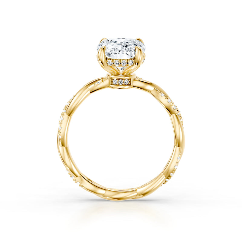 Ivy JD Heritage Solitaire Lab Diamond Engagement Ring image 109