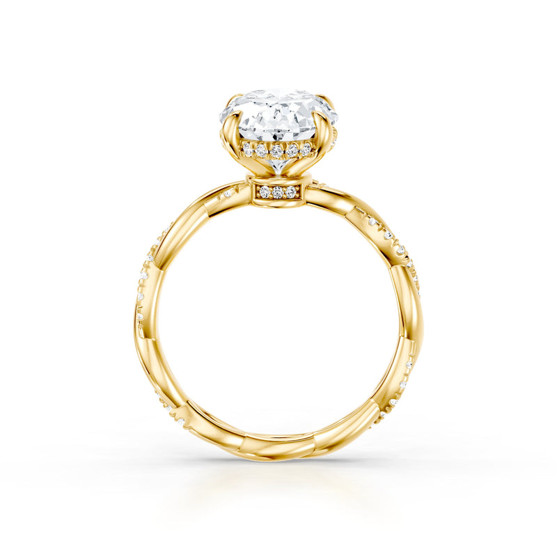 Ivy JD Heritage Solitaire Lab Diamond Engagement Ring image 29