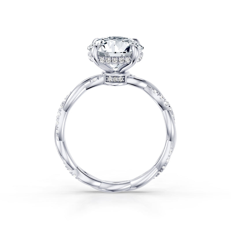 Ivy JD Heritage Solitaire Lab Diamond Engagement Ring image 4