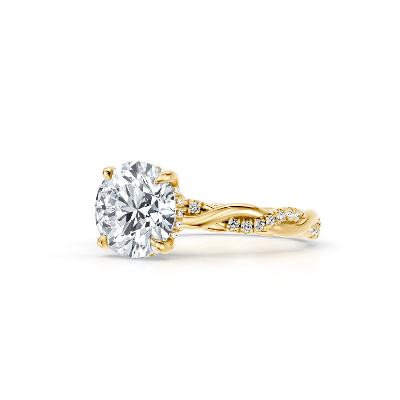Ivy JD Heritage Solitaire Lab Diamond Engagement Ring image 7