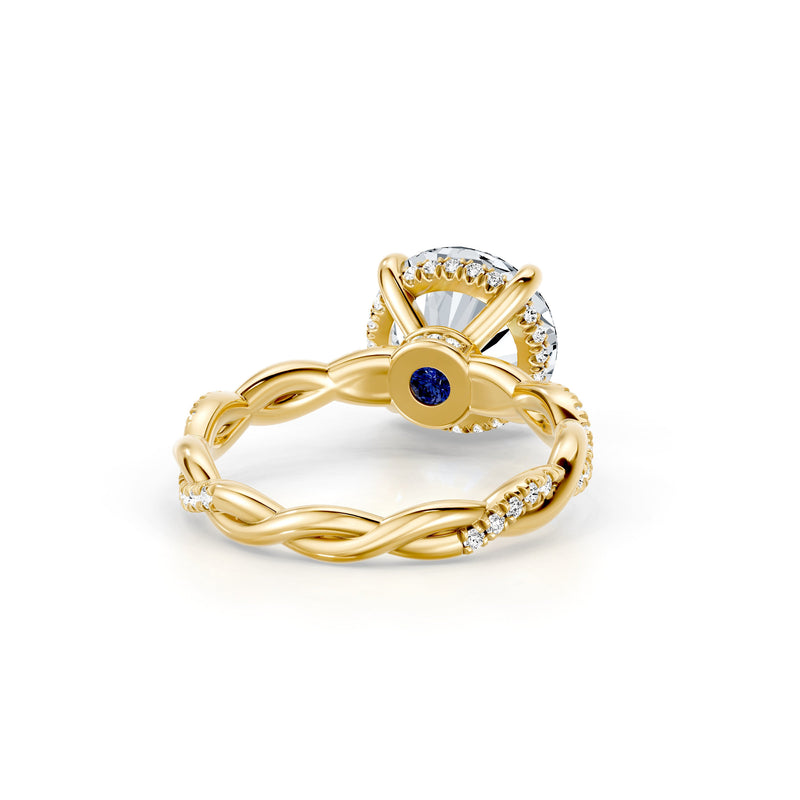 Ivy JD Heritage Solitaire Lab Diamond Engagement Ring image 8