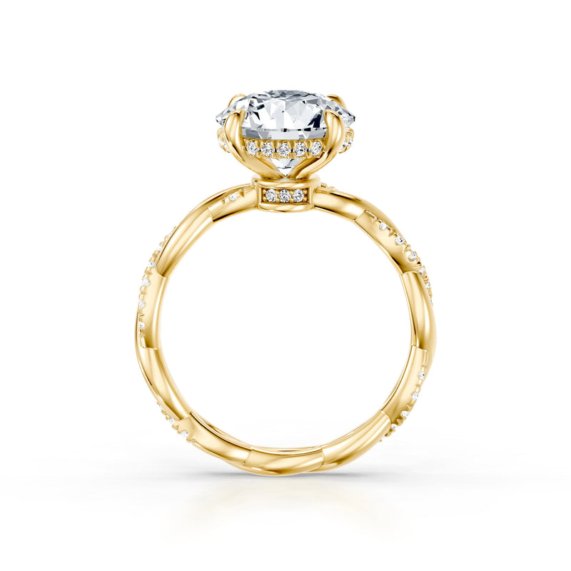 Ivy JD Heritage Solitaire Lab Diamond Engagement Ring image 9