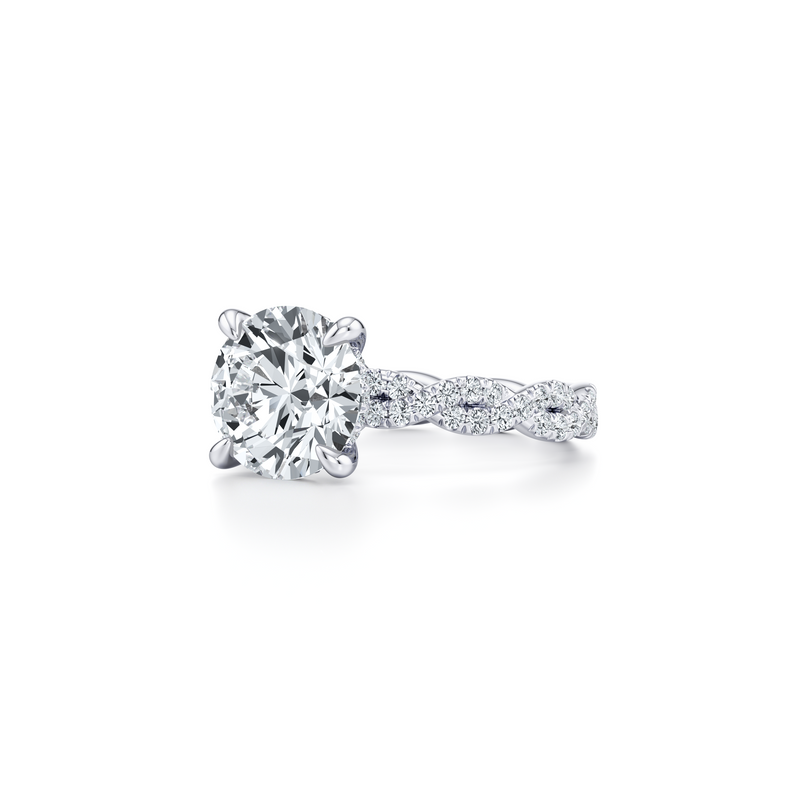 Ivy Heritage Solitaire Lab Diamond Engagement Ring image 2