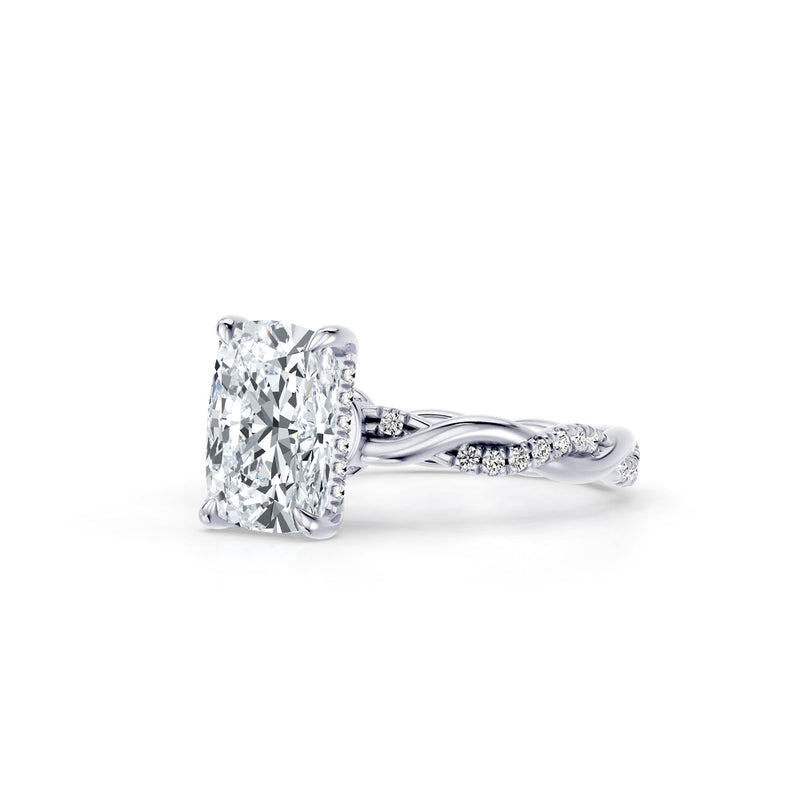 Ivy JD Heritage Solitaire Lab Diamond Engagement Ring image 122